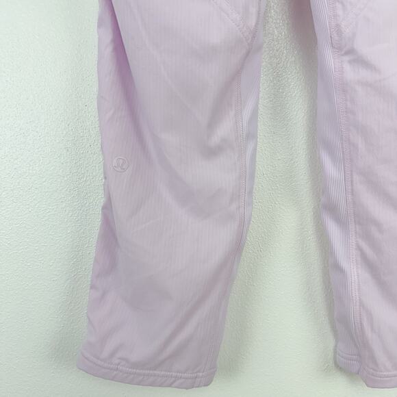 Lululemon Dance Studio Mid-Rise Cropped Pant Size 2 Pink Peony 24.5" Inseam - Picture 10 of 16